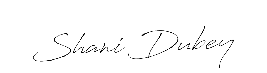 Create a beautiful signature design for name Shani Dubey. With this signature (Antro_Vectra) fonts, you can make a handwritten signature for free. Shani Dubey signature style 6 images and pictures png