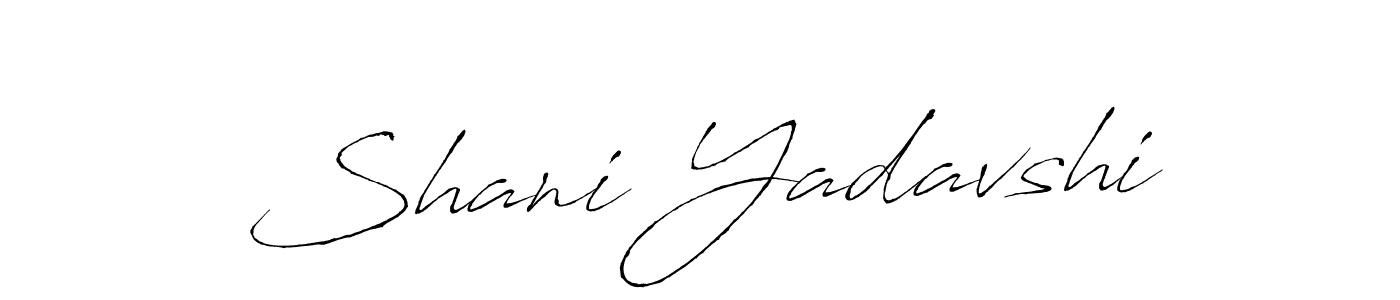 Use a signature maker to create a handwritten signature online. With this signature software, you can design (Antro_Vectra) your own signature for name Shani Yadavshi. Shani Yadavshi signature style 6 images and pictures png