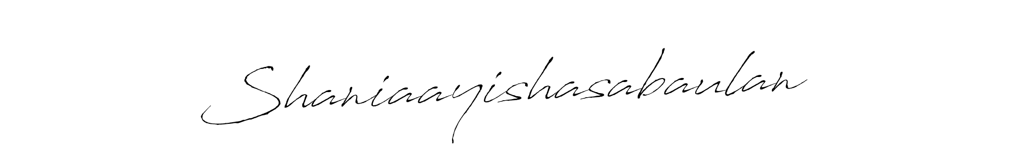 Antro_Vectra is a professional signature style that is perfect for those who want to add a touch of class to their signature. It is also a great choice for those who want to make their signature more unique. Get Shaniaayishasabaulan name to fancy signature for free. Shaniaayishasabaulan signature style 6 images and pictures png