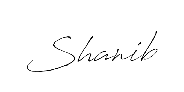 You should practise on your own different ways (Antro_Vectra) to write your name (Shanib) in signature. don't let someone else do it for you. Shanib signature style 6 images and pictures png