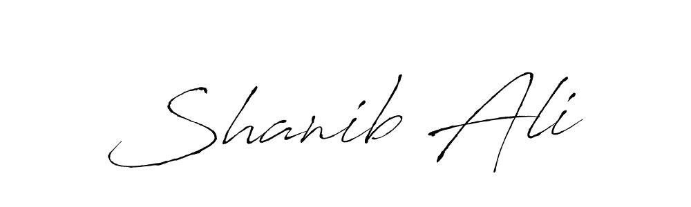 You should practise on your own different ways (Antro_Vectra) to write your name (Shanib Ali) in signature. don't let someone else do it for you. Shanib Ali signature style 6 images and pictures png