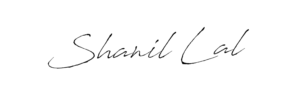 Shanil Lal stylish signature style. Best Handwritten Sign (Antro_Vectra) for my name. Handwritten Signature Collection Ideas for my name Shanil Lal. Shanil Lal signature style 6 images and pictures png