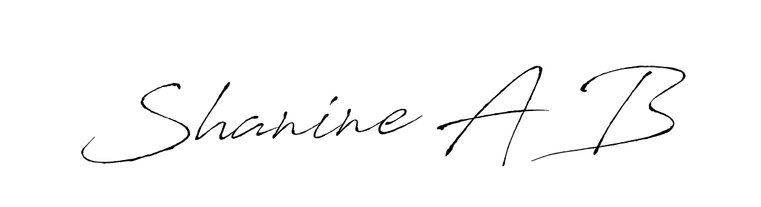You can use this online signature creator to create a handwritten signature for the name Shanine A B. This is the best online autograph maker. Shanine A B signature style 6 images and pictures png