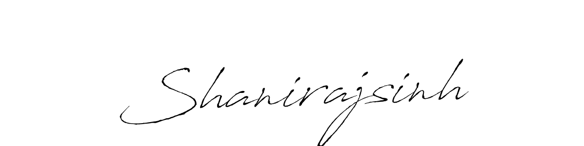 Make a beautiful signature design for name Shanirajsinh. With this signature (Antro_Vectra) style, you can create a handwritten signature for free. Shanirajsinh signature style 6 images and pictures png