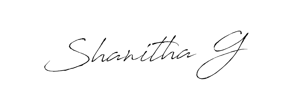 Best and Professional Signature Style for Shanitha G. Antro_Vectra Best Signature Style Collection. Shanitha G signature style 6 images and pictures png
