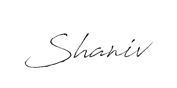 Make a beautiful signature design for name Shaniv. Use this online signature maker to create a handwritten signature for free. Shaniv signature style 6 images and pictures png