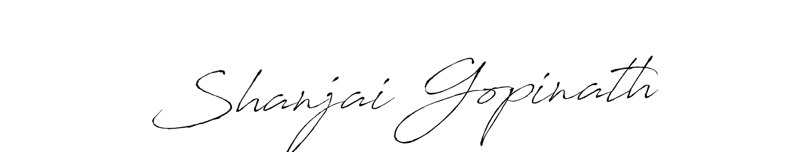 How to Draw Shanjai Gopinath signature style? Antro_Vectra is a latest design signature styles for name Shanjai Gopinath. Shanjai Gopinath signature style 6 images and pictures png
