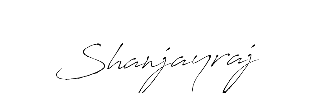 Shanjayraj stylish signature style. Best Handwritten Sign (Antro_Vectra) for my name. Handwritten Signature Collection Ideas for my name Shanjayraj. Shanjayraj signature style 6 images and pictures png