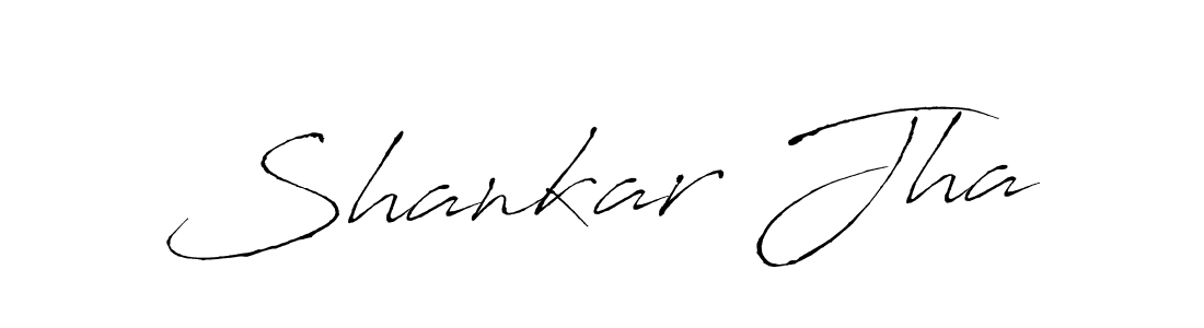 Create a beautiful signature design for name Shankar Jha. With this signature (Antro_Vectra) fonts, you can make a handwritten signature for free. Shankar Jha signature style 6 images and pictures png