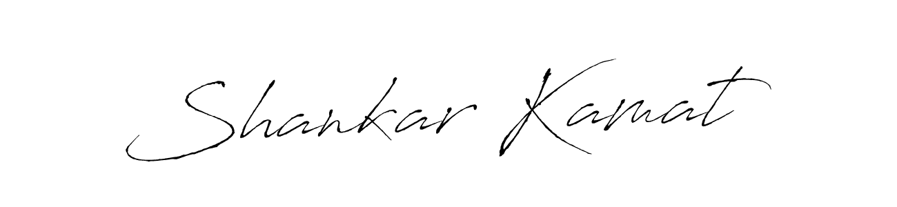 Antro_Vectra is a professional signature style that is perfect for those who want to add a touch of class to their signature. It is also a great choice for those who want to make their signature more unique. Get Shankar Kamat name to fancy signature for free. Shankar Kamat signature style 6 images and pictures png