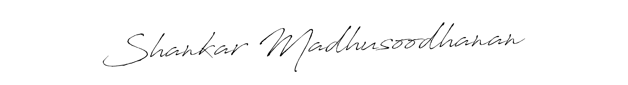 Create a beautiful signature design for name Shankar Madhusoodhanan. With this signature (Antro_Vectra) fonts, you can make a handwritten signature for free. Shankar Madhusoodhanan signature style 6 images and pictures png