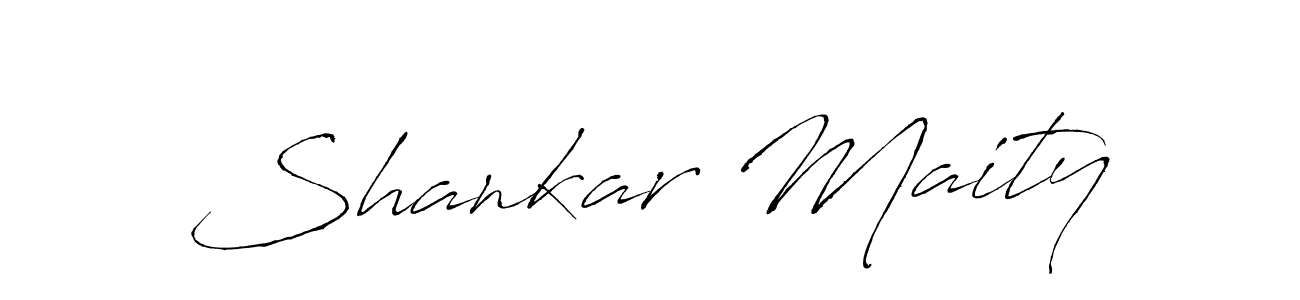 How to make Shankar Maity name signature. Use Antro_Vectra style for creating short signs online. This is the latest handwritten sign. Shankar Maity signature style 6 images and pictures png