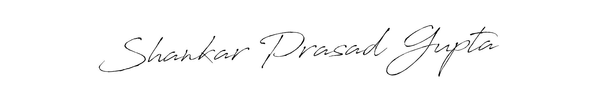 The best way (Antro_Vectra) to make a short signature is to pick only two or three words in your name. The name Shankar Prasad Gupta include a total of six letters. For converting this name. Shankar Prasad Gupta signature style 6 images and pictures png