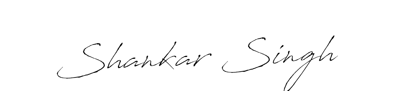 Make a beautiful signature design for name Shankar Singh. With this signature (Antro_Vectra) style, you can create a handwritten signature for free. Shankar Singh signature style 6 images and pictures png