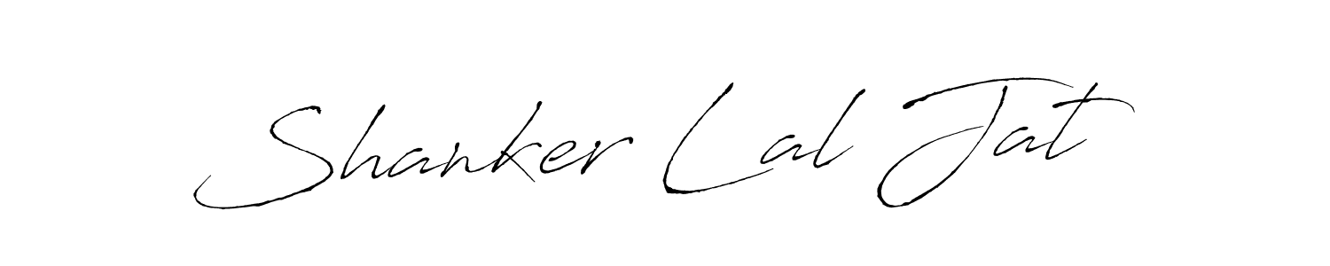 Create a beautiful signature design for name Shanker Lal Jat. With this signature (Antro_Vectra) fonts, you can make a handwritten signature for free. Shanker Lal Jat signature style 6 images and pictures png