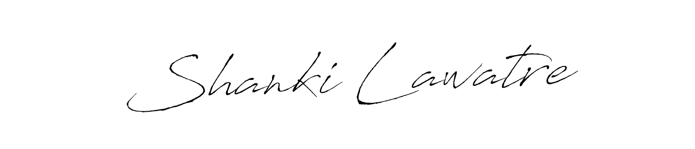 Make a beautiful signature design for name Shanki Lawatre. With this signature (Antro_Vectra) style, you can create a handwritten signature for free. Shanki Lawatre signature style 6 images and pictures png