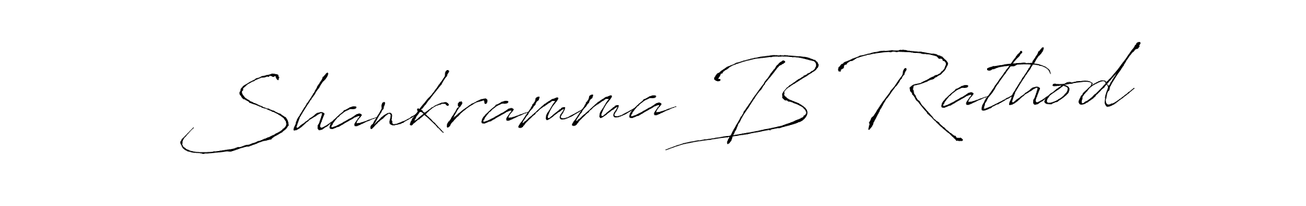 Create a beautiful signature design for name Shankramma B Rathod. With this signature (Antro_Vectra) fonts, you can make a handwritten signature for free. Shankramma B Rathod signature style 6 images and pictures png