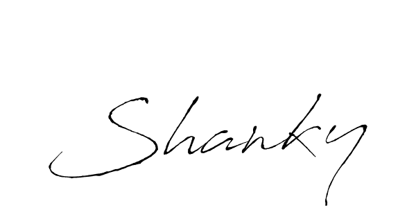 Shanky stylish signature style. Best Handwritten Sign (Antro_Vectra) for my name. Handwritten Signature Collection Ideas for my name Shanky. Shanky signature style 6 images and pictures png