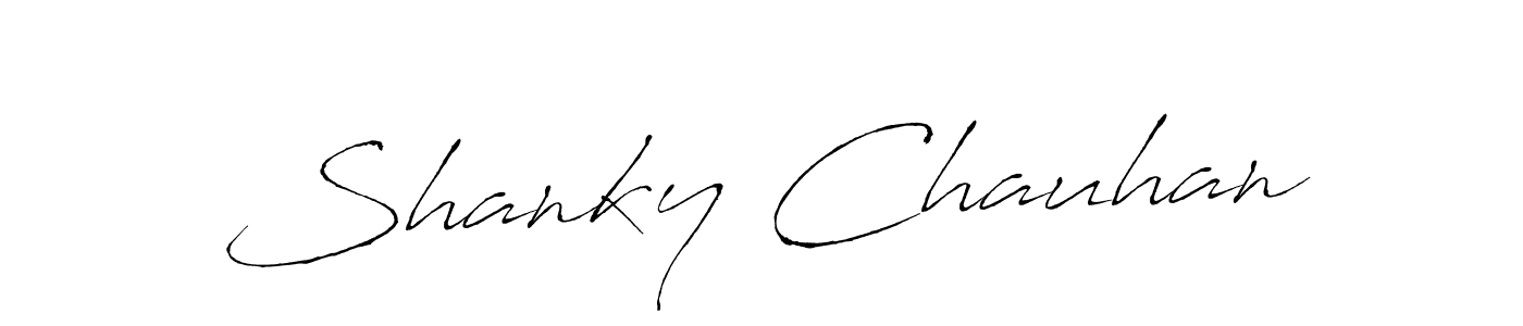 Once you've used our free online signature maker to create your best signature Antro_Vectra style, it's time to enjoy all of the benefits that Shanky Chauhan name signing documents. Shanky Chauhan signature style 6 images and pictures png