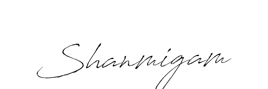 How to make Shanmigam signature? Antro_Vectra is a professional autograph style. Create handwritten signature for Shanmigam name. Shanmigam signature style 6 images and pictures png