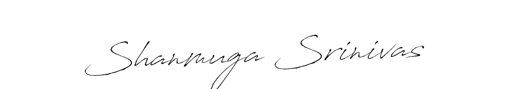 The best way (Antro_Vectra) to make a short signature is to pick only two or three words in your name. The name Shanmuga Srinivas include a total of six letters. For converting this name. Shanmuga Srinivas signature style 6 images and pictures png