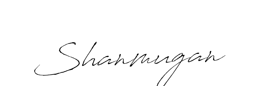 How to make Shanmugan signature? Antro_Vectra is a professional autograph style. Create handwritten signature for Shanmugan name. Shanmugan signature style 6 images and pictures png