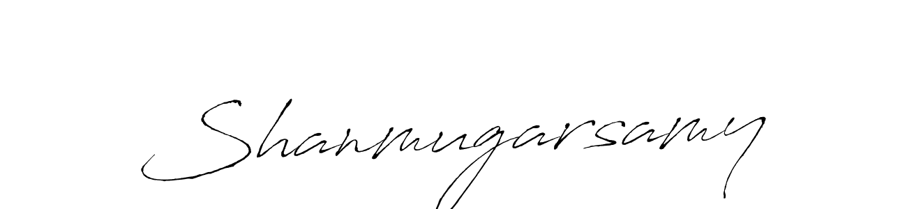 How to make Shanmugarsamy signature? Antro_Vectra is a professional autograph style. Create handwritten signature for Shanmugarsamy name. Shanmugarsamy signature style 6 images and pictures png