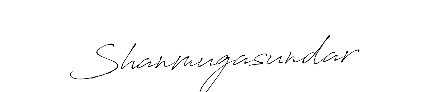 How to make Shanmugasundar signature? Antro_Vectra is a professional autograph style. Create handwritten signature for Shanmugasundar name. Shanmugasundar signature style 6 images and pictures png