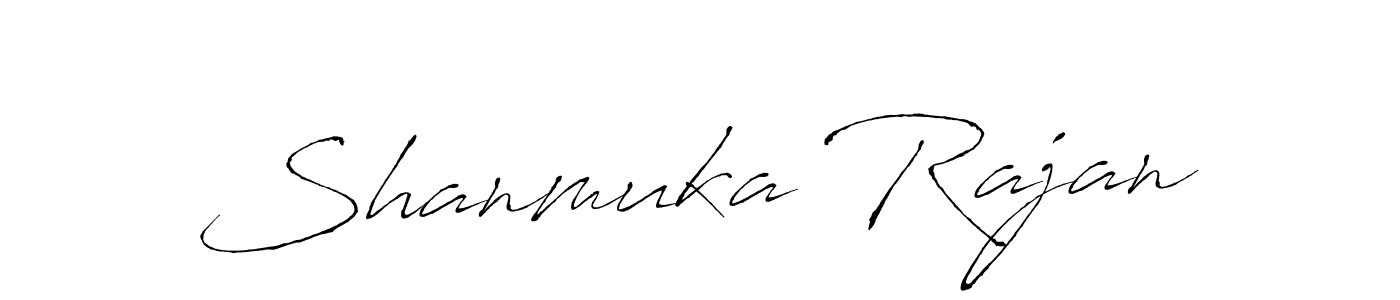 Antro_Vectra is a professional signature style that is perfect for those who want to add a touch of class to their signature. It is also a great choice for those who want to make their signature more unique. Get Shanmuka Rajan name to fancy signature for free. Shanmuka Rajan signature style 6 images and pictures png