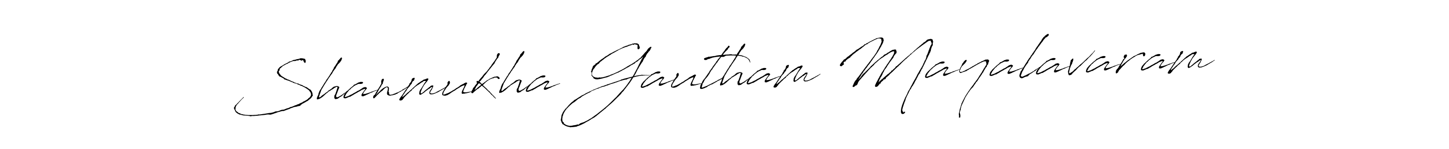 Similarly Antro_Vectra is the best handwritten signature design. Signature creator online .You can use it as an online autograph creator for name Shanmukha Gautham Mayalavaram. Shanmukha Gautham Mayalavaram signature style 6 images and pictures png