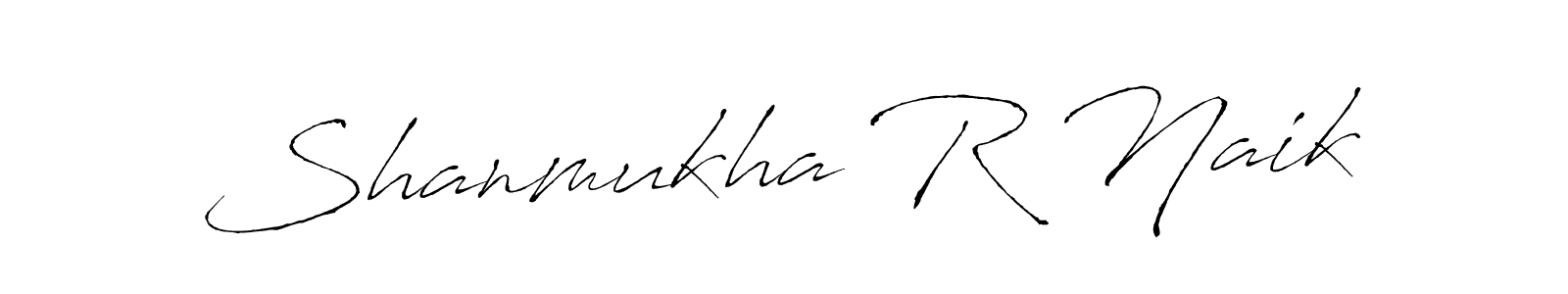 Also You can easily find your signature by using the search form. We will create Shanmukha R Naik name handwritten signature images for you free of cost using Antro_Vectra sign style. Shanmukha R Naik signature style 6 images and pictures png