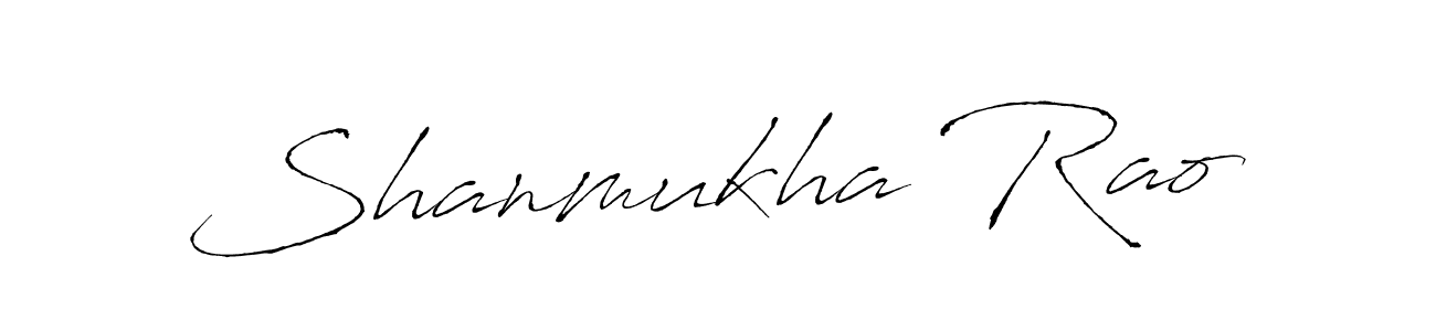 Make a beautiful signature design for name Shanmukha Rao. Use this online signature maker to create a handwritten signature for free. Shanmukha Rao signature style 6 images and pictures png