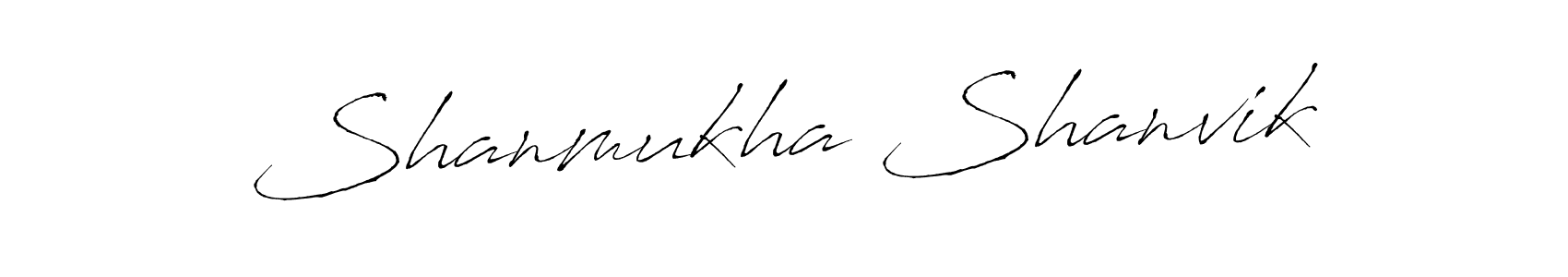 You should practise on your own different ways (Antro_Vectra) to write your name (Shanmukha Shanvik) in signature. don't let someone else do it for you. Shanmukha Shanvik signature style 6 images and pictures png