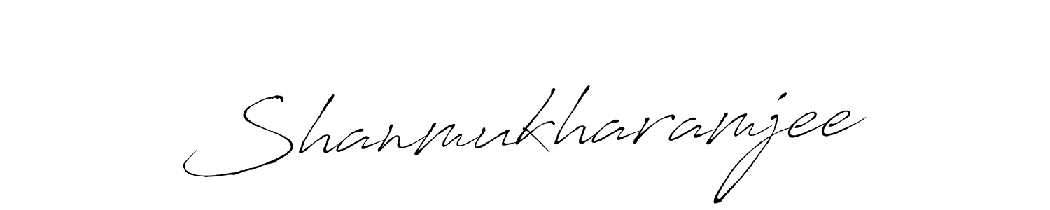 Shanmukharamjee stylish signature style. Best Handwritten Sign (Antro_Vectra) for my name. Handwritten Signature Collection Ideas for my name Shanmukharamjee. Shanmukharamjee signature style 6 images and pictures png