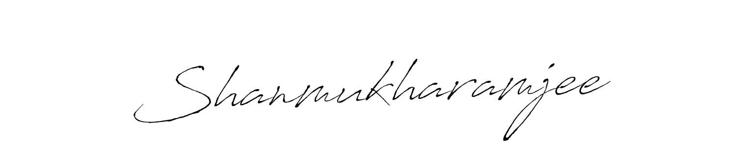 Shanmukharamjee stylish signature style. Best Handwritten Sign (Antro_Vectra) for my name. Handwritten Signature Collection Ideas for my name Shanmukharamjee. Shanmukharamjee signature style 6 images and pictures png