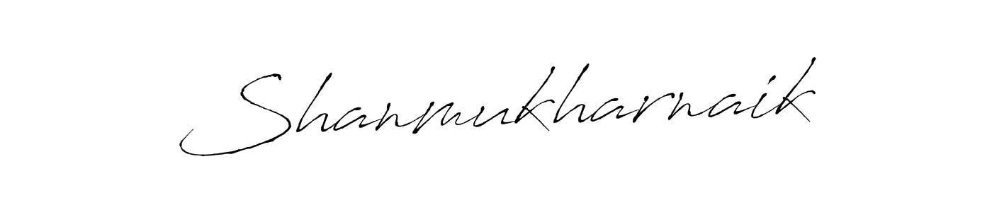 How to make Shanmukharnaik name signature. Use Antro_Vectra style for creating short signs online. This is the latest handwritten sign. Shanmukharnaik signature style 6 images and pictures png