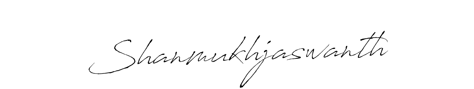 Make a beautiful signature design for name Shanmukhjaswanth. With this signature (Antro_Vectra) style, you can create a handwritten signature for free. Shanmukhjaswanth signature style 6 images and pictures png