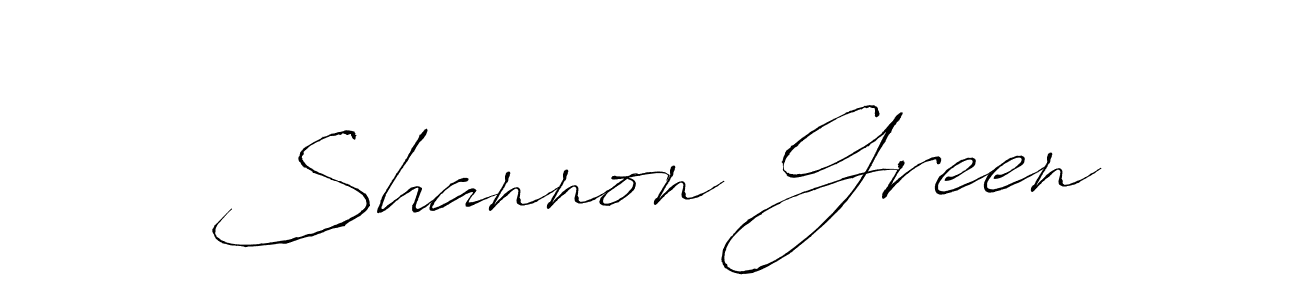 It looks lik you need a new signature style for name Shannon Green. Design unique handwritten (Antro_Vectra) signature with our free signature maker in just a few clicks. Shannon Green signature style 6 images and pictures png