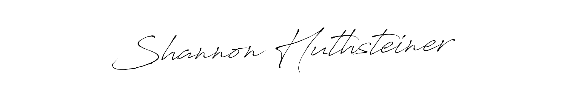 How to make Shannon Huthsteiner name signature. Use Antro_Vectra style for creating short signs online. This is the latest handwritten sign. Shannon Huthsteiner signature style 6 images and pictures png