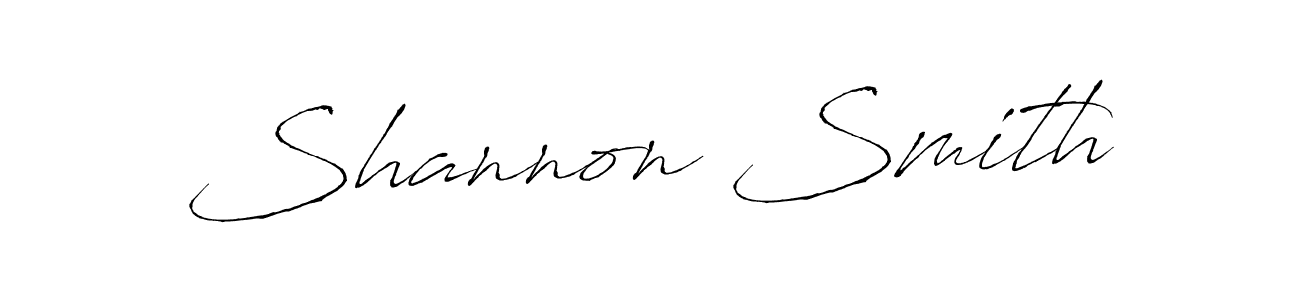 Shannon Smith stylish signature style. Best Handwritten Sign (Antro_Vectra) for my name. Handwritten Signature Collection Ideas for my name Shannon Smith. Shannon Smith signature style 6 images and pictures png