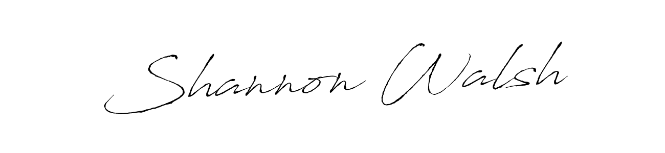 How to make Shannon Walsh name signature. Use Antro_Vectra style for creating short signs online. This is the latest handwritten sign. Shannon Walsh signature style 6 images and pictures png