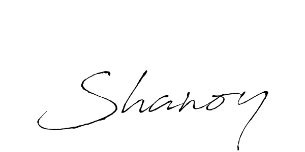 Design your own signature with our free online signature maker. With this signature software, you can create a handwritten (Antro_Vectra) signature for name Shanoy. Shanoy signature style 6 images and pictures png