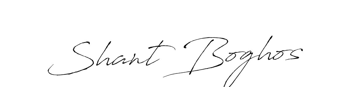 Use a signature maker to create a handwritten signature online. With this signature software, you can design (Antro_Vectra) your own signature for name Shant Boghos. Shant Boghos signature style 6 images and pictures png