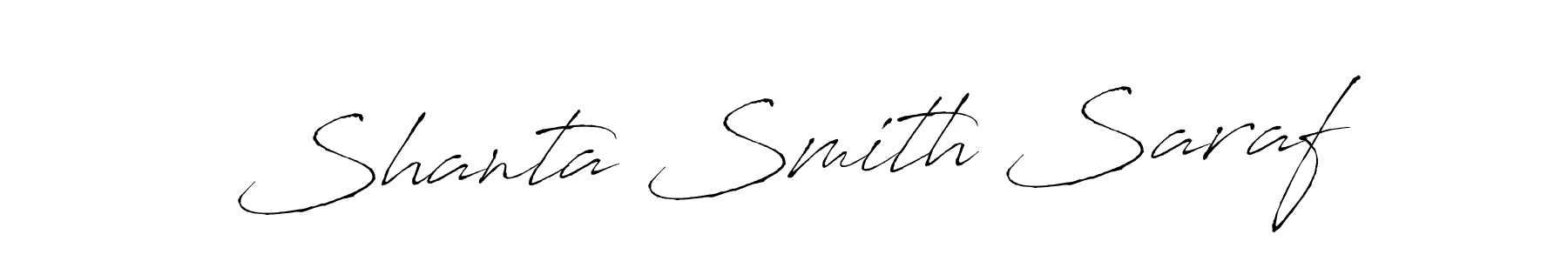 Also You can easily find your signature by using the search form. We will create Shanta Smith Saraf name handwritten signature images for you free of cost using Antro_Vectra sign style. Shanta Smith Saraf signature style 6 images and pictures png