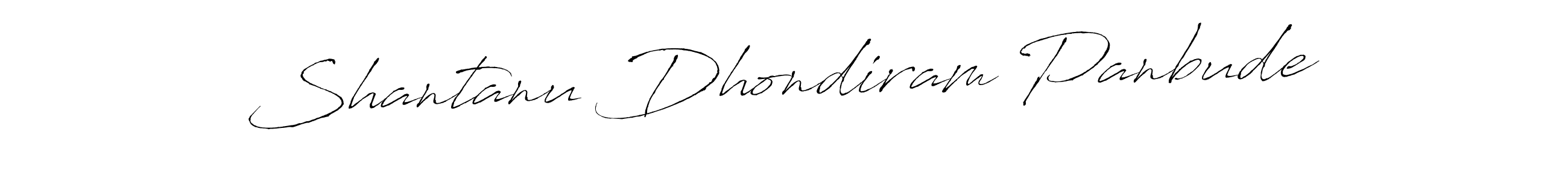 Create a beautiful signature design for name Shantanu Dhondiram Panbude. With this signature (Antro_Vectra) fonts, you can make a handwritten signature for free. Shantanu Dhondiram Panbude signature style 6 images and pictures png