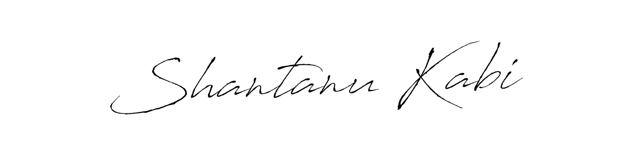 Make a beautiful signature design for name Shantanu Kabi. With this signature (Antro_Vectra) style, you can create a handwritten signature for free. Shantanu Kabi signature style 6 images and pictures png