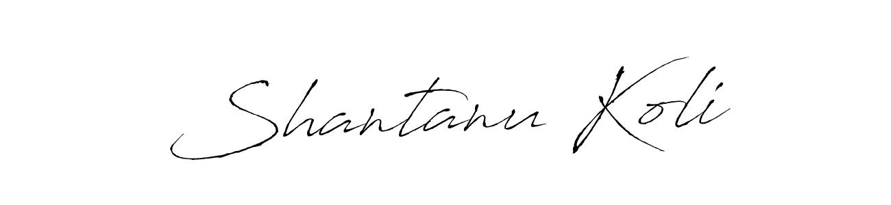 Use a signature maker to create a handwritten signature online. With this signature software, you can design (Antro_Vectra) your own signature for name Shantanu Koli. Shantanu Koli signature style 6 images and pictures png