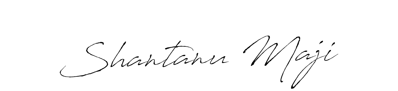 Design your own signature with our free online signature maker. With this signature software, you can create a handwritten (Antro_Vectra) signature for name Shantanu Maji. Shantanu Maji signature style 6 images and pictures png