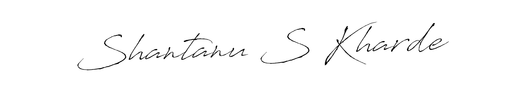 Similarly Antro_Vectra is the best handwritten signature design. Signature creator online .You can use it as an online autograph creator for name Shantanu S Kharde. Shantanu S Kharde signature style 6 images and pictures png