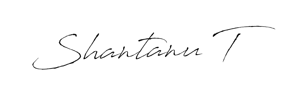 Similarly Antro_Vectra is the best handwritten signature design. Signature creator online .You can use it as an online autograph creator for name Shantanu T. Shantanu T signature style 6 images and pictures png